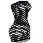 Sisu Couture's Fishnet Bodysuit Sexy Mesh Lingerie Chemise Nightwear - image 1
