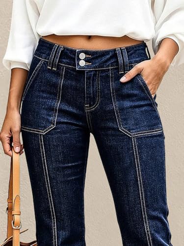 Sisu Couture's Effortlessly Chic Bootcut Jeans with Raw Hem - image 11