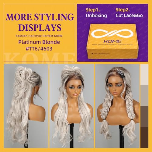 Sisu Couture's Glamorous Silver Platinum Blonde Lace Front Wig - image 11