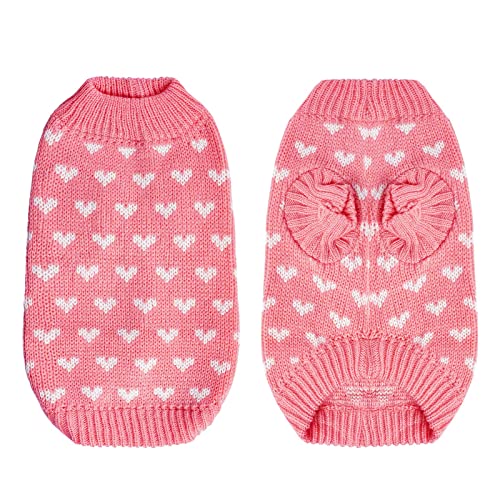 Sisu Couture's Adorable Heart Pattern Dog Sweater - image 4