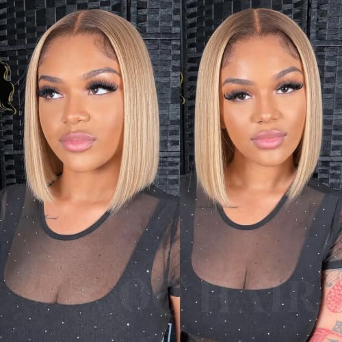 Sisu Couture's Chic 10-Inch Straight Bob Wig with 4/27 Highlights - image 2