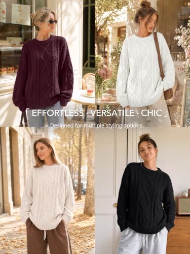 Sisu Couture's Oversized Cable Knit Sweaters 2026 Fall Outfits - image 8