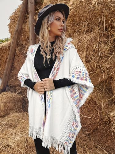 Sisu Couture's Stylish Boho Fringe Poncho with Tassel - image 3
