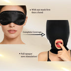 Sisu Couture's 2pcs Sexy Unisex Full Face Open Mouth Mask Half - image 13