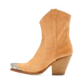 Sisu Couture's Cowboy Cowgirl Metal Toe Ankle Boots Stacked Block Heel - image 1