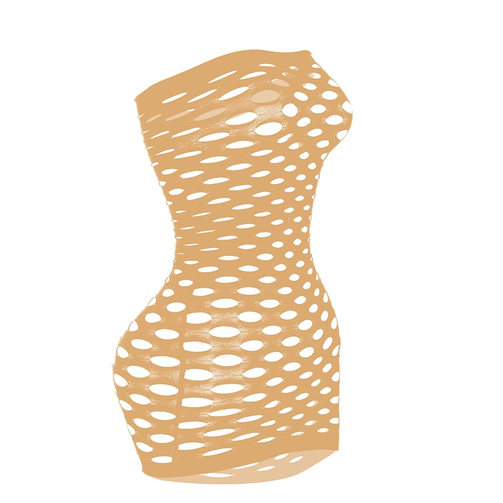Sisu Couture's Sexy Strapless Fishnet Lingerie Sleepwear Mini Dress Tube Chemise - image 24