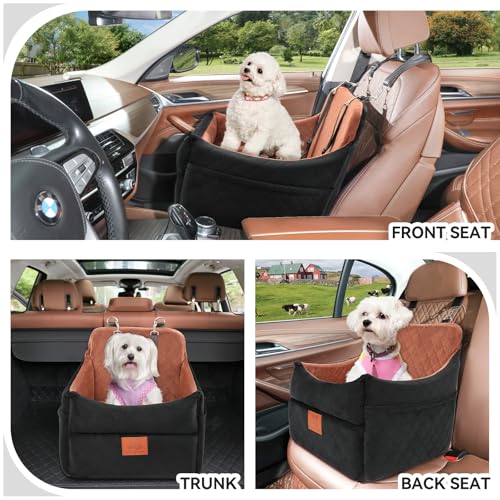 Sisu Couture's Plush Elevated Dog Car Booster Seat - image 9