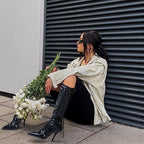 Sisu Couture's Chic Knee-High Stiletto Boots with Sleek Zipper - image 5