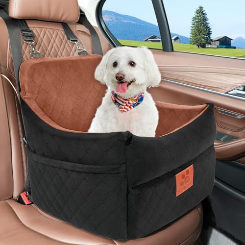 Sisu Couture's Plush Elevated Dog Car Booster Seat - image 12