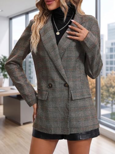 Sisu Couture's Chic Plaid Houndstooth Blazer - image 6