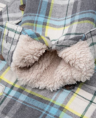 Sisu Couture's Cozy Sherpa-Lined Flannel Shacket with Pockets - image 7