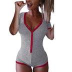 Sisu Couture's Roselux Sexy Deep V Neck Shorts Short Sleeve Knitted - image 9