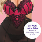 Sisu Couture's Alluring Push-Up Cut-Out Chemise Lingerie - image 5