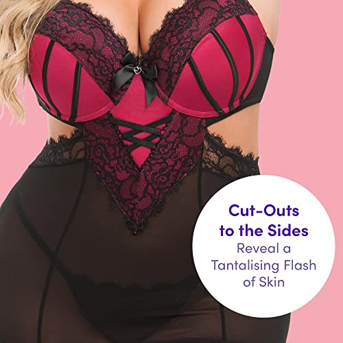 Sisu Couture's Alluring Push-Up Cut-Out Chemise Lingerie - image 12