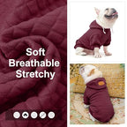 Sisu Couture's Cozy Waffle-Like Dog Hoodie with Pocket - image 9