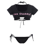 Sisu Couture's Abafip Cute Kawaii Striped Bikini Lingerie Set Micro Tiny - image 24