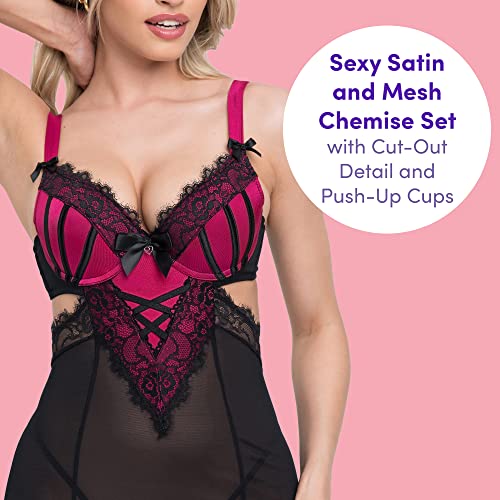Sisu Couture's Alluring Push-Up Cut-Out Chemise Lingerie - image 4