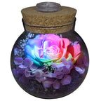 Sisu Couture's Preserved Real Roses With Colorful Mood Light Wishing Bottle - image 23