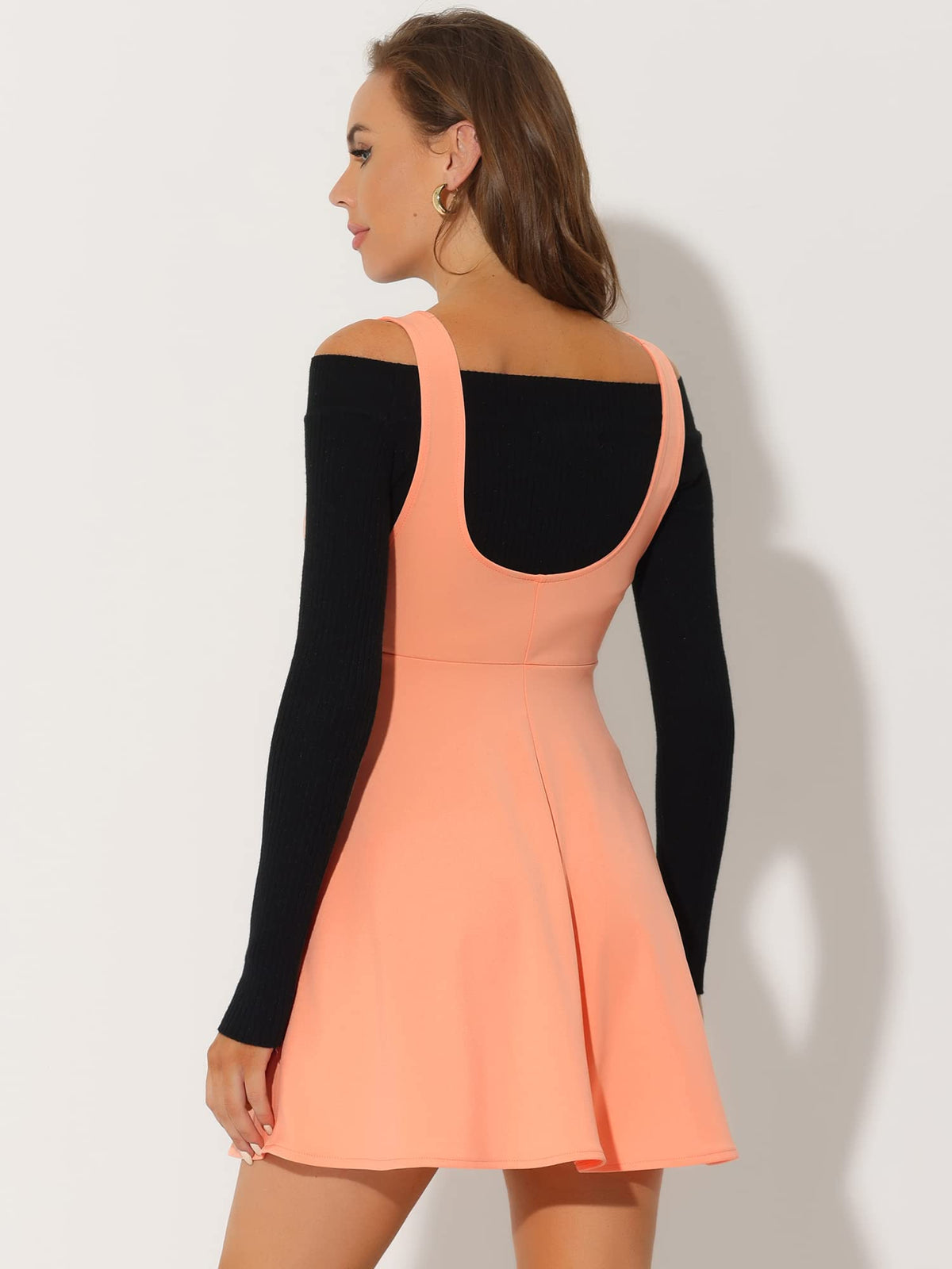 Sisu Couture's Allegra K Cottagecore Button Front Spaghetti Strap Pinafore Dress - image 5
