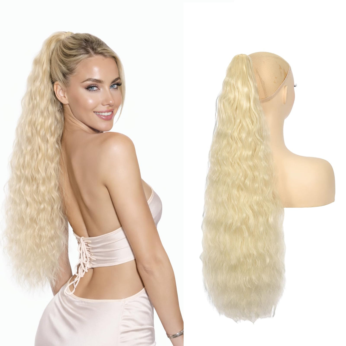 Sisu Couture's Claw Clip Long Wavy Ponytail Extension - image 16