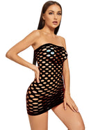 Sisu Couture's Fishnet Bodysuit Sexy Mesh Lingerie Chemise Nightwear - image 17