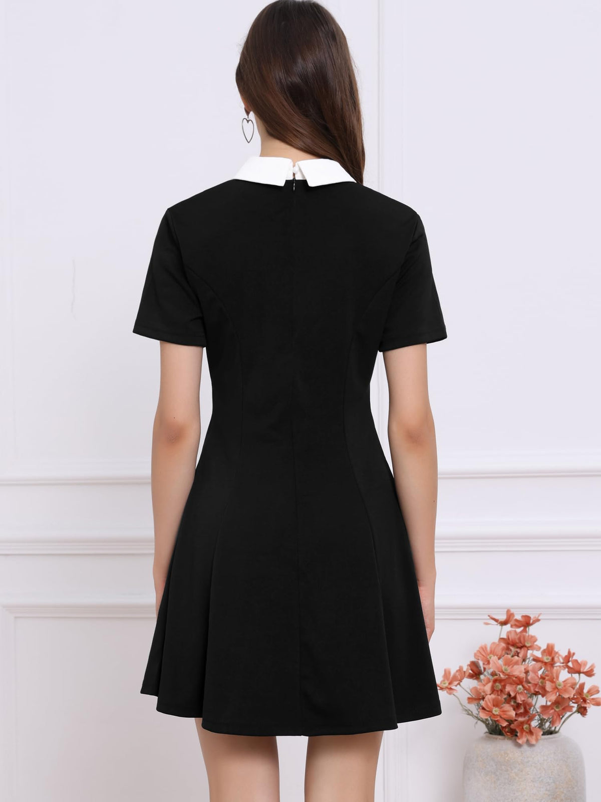 Sisu Couture's Allegra K Short Sleeve Halloween Dresses Peter Pan Collar - image 5