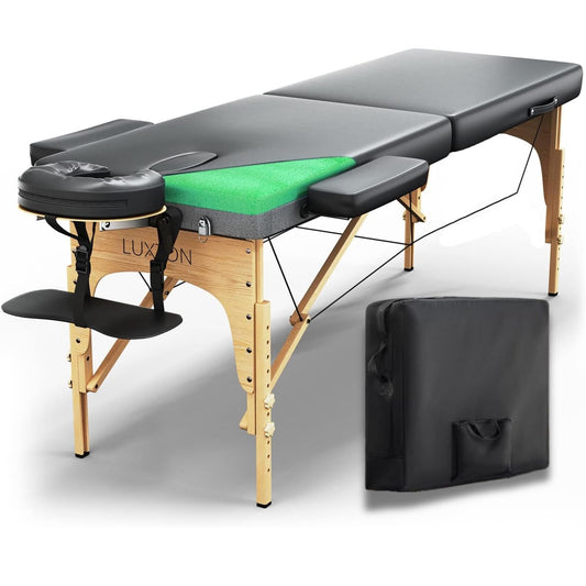 Sisu Couture's Premium Foam Massage Table Portable Foldable Massage Bed Height - image 1