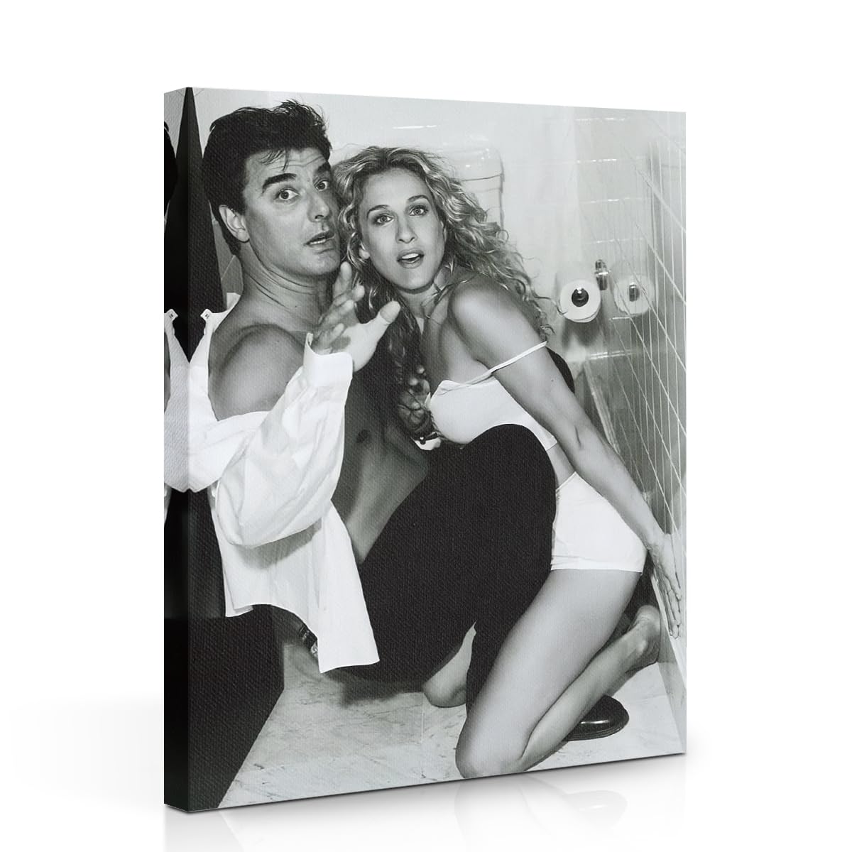 Sisu Couture's Bathroom Canvas Wall Art - image 1
