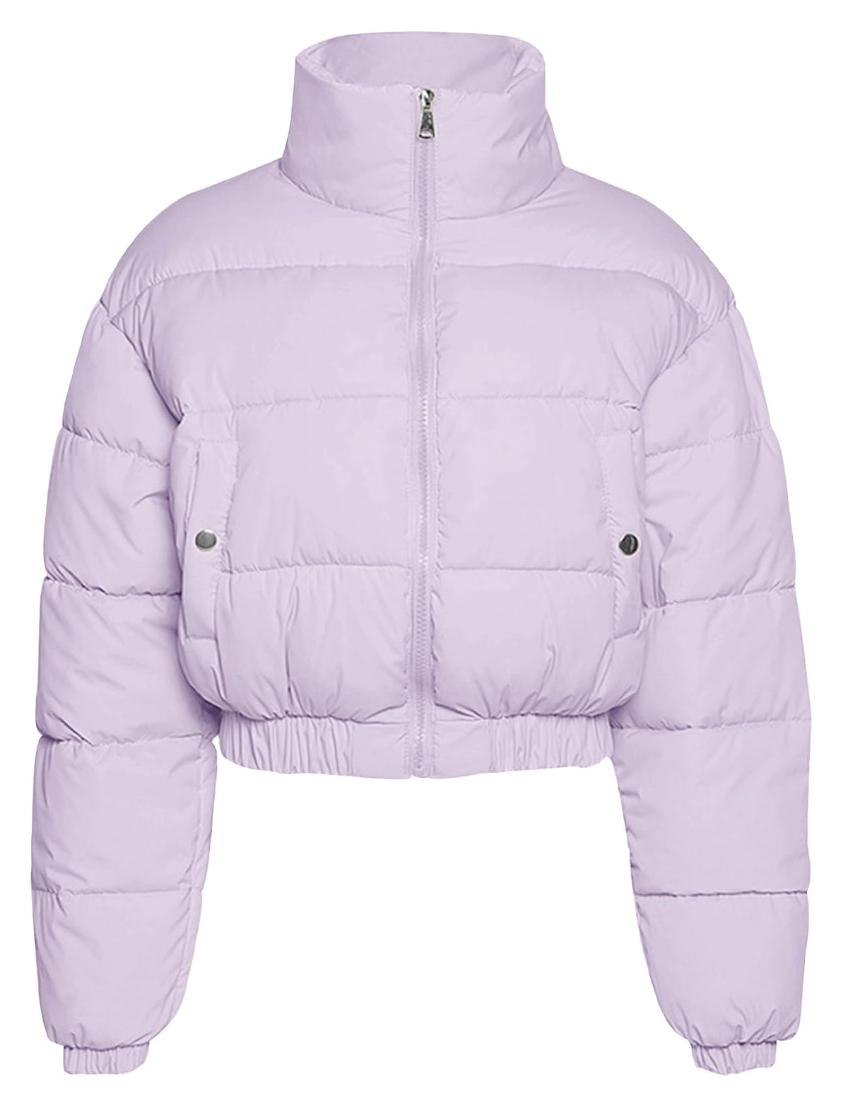 Sisu Couture's Flygo Cropped Puffer Jacket Winter Zip Up Padded Short - image 19