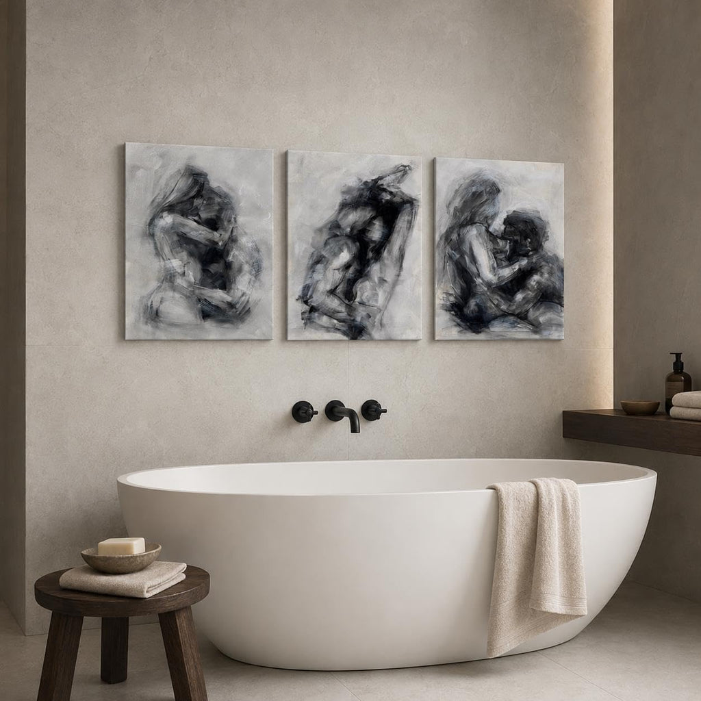 Sisu Couture's 3 Pieces Black And White Sexy Wall Art Sexy - image 14