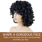 Sisu Couture's Short Curly Wig For Black - image 14