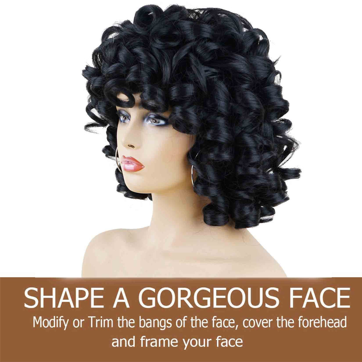 Sisu Couture's Short Curly Wig For Black - image 14