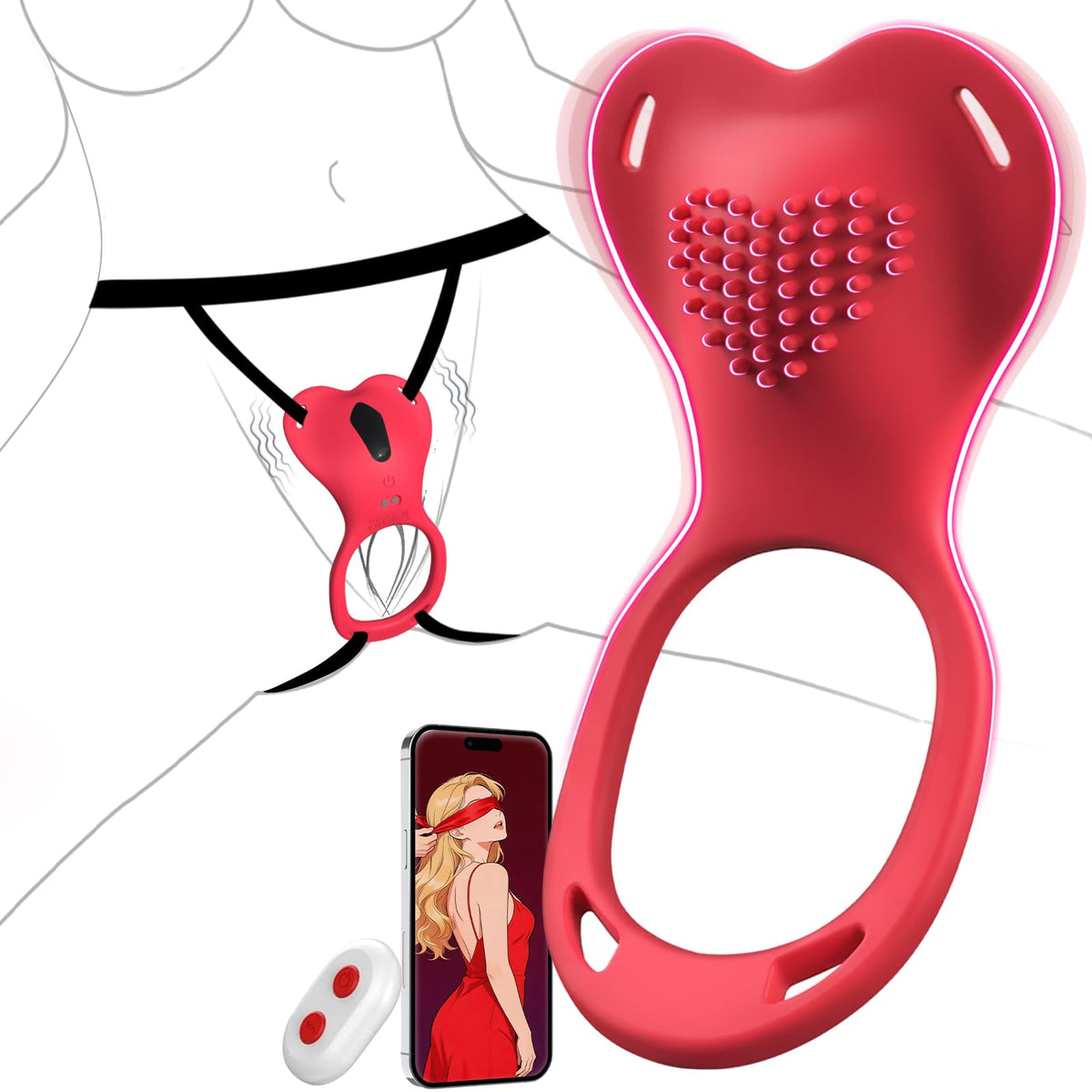 Sisu Couture's Couples Rose App Remote Control Wearable Vibrator - image 23