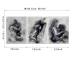 Sisu Couture's 3 Pieces Black And White Sexy Wall Art Sexy - image 17
