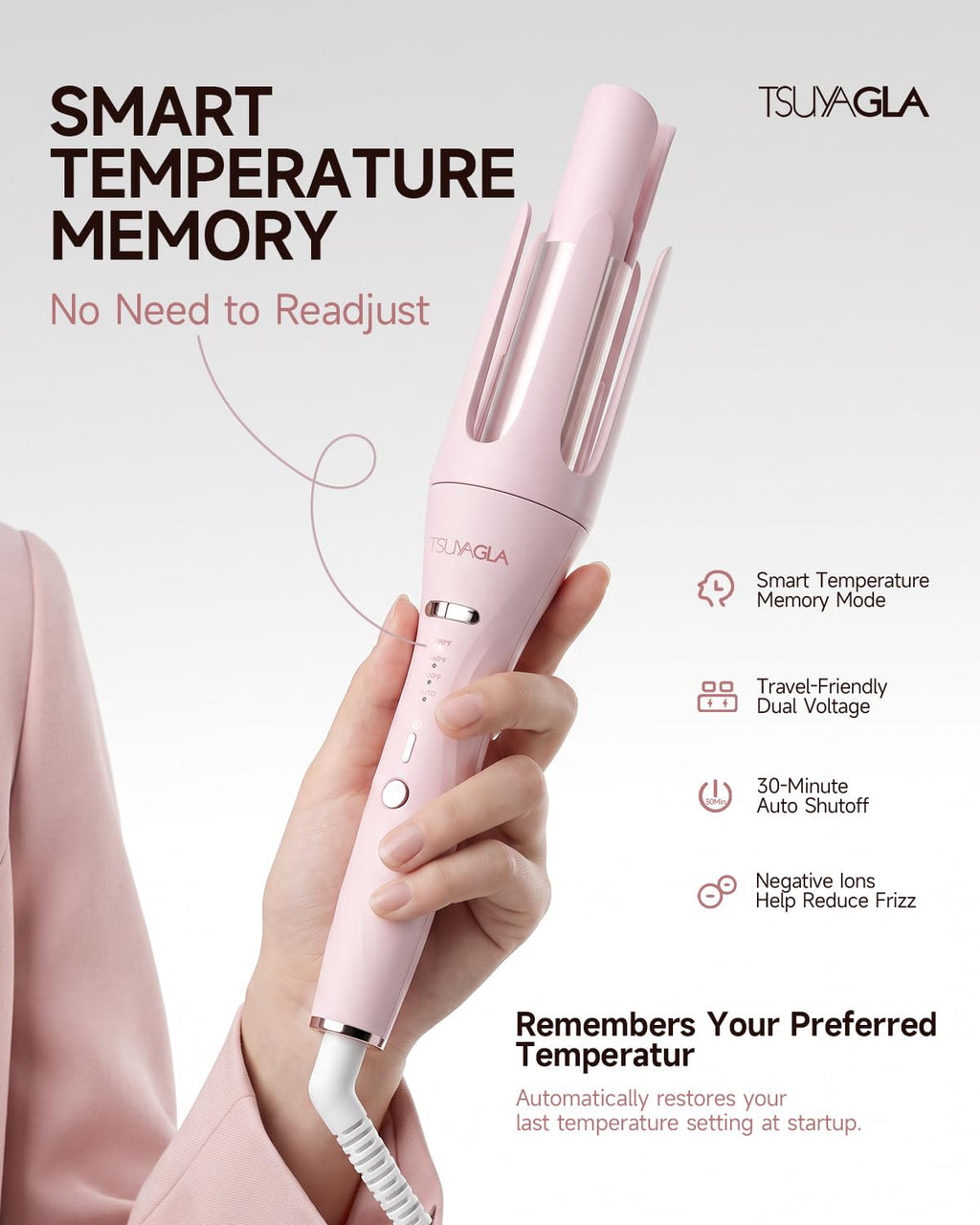 Sisu Couture's Tsuyagla 5 in 1 Automatic Curling Iron Set - image 9
