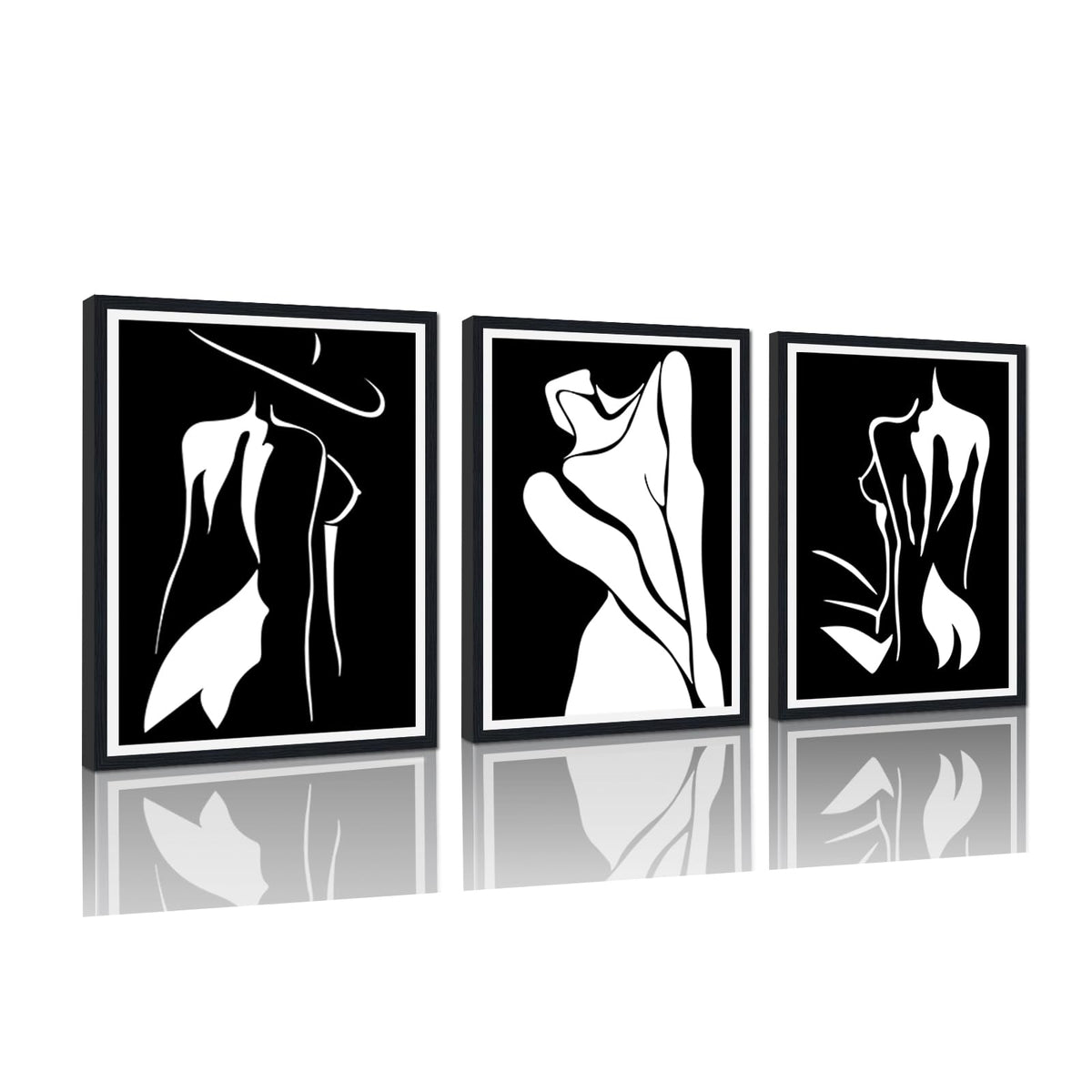 Sisu Couture's 3 Pieces Black And White Sexy Wall Art Sexy - image 20