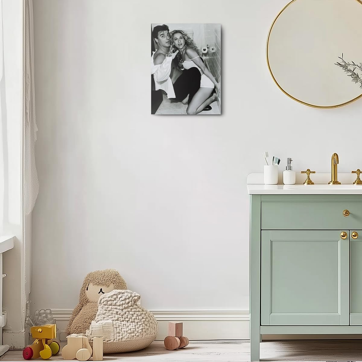 Sisu Couture's Bathroom Canvas Wall Art - image 16