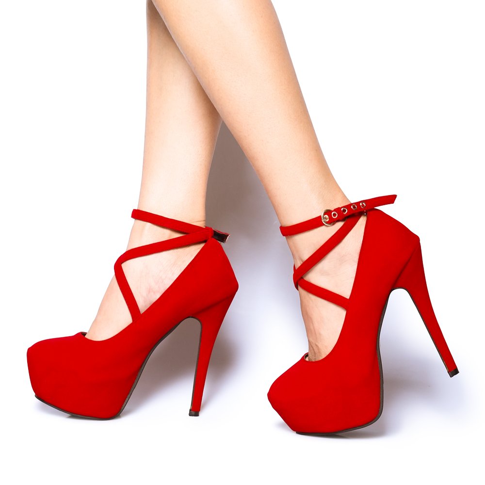 Sisu Couture's Ochenta Ankle Strap Platform Pumps - image 16