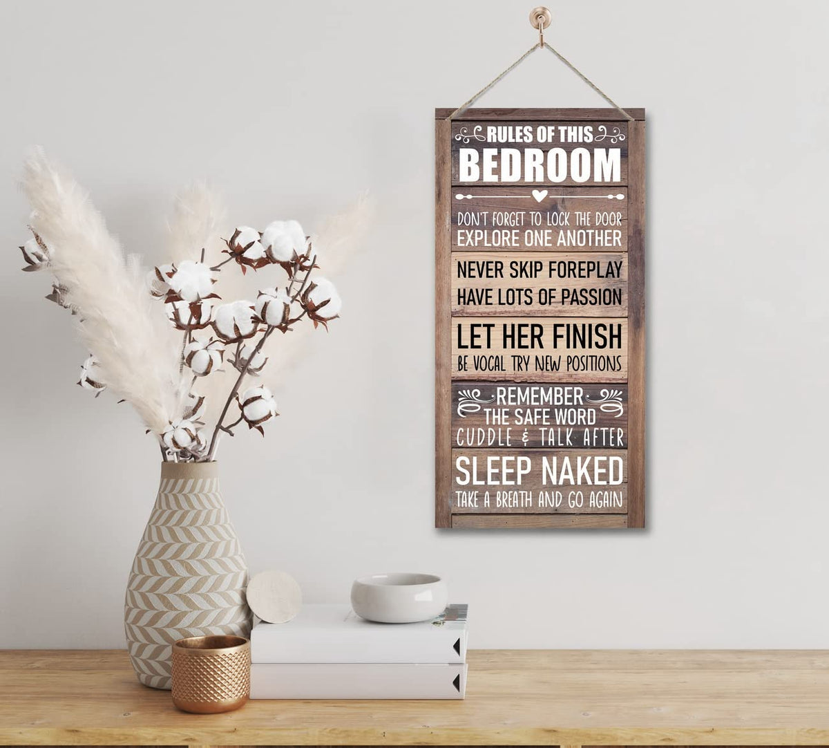 Sisu Couture's Bedroom Rules Home Signs Decor - image 9