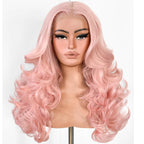 Sisu Couture's Black Glueless Feather Layered Wig With Bangs 13x6 HD - image 17