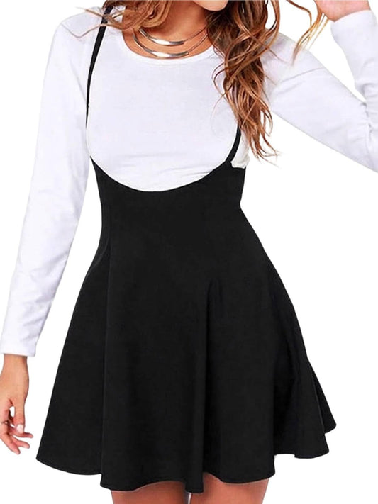 Sisu Couture's Yoins Suspender Skirt High Waist Flared Skater Skirt Pinafore - image 1