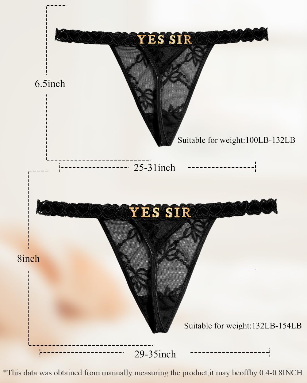 Sisu Couture's Sexy Underwear Lace Panties Sexy Thong With Funny Rhinestone - image 18