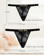 Sisu Couture's Sexy Underwear Lace Panties Sexy Thong With Funny Rhinestone - image 18