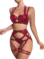 Sisu Couture's Lilosy Sexy Lingerie Set 3 Piece Outfit Bra Panty - image 19