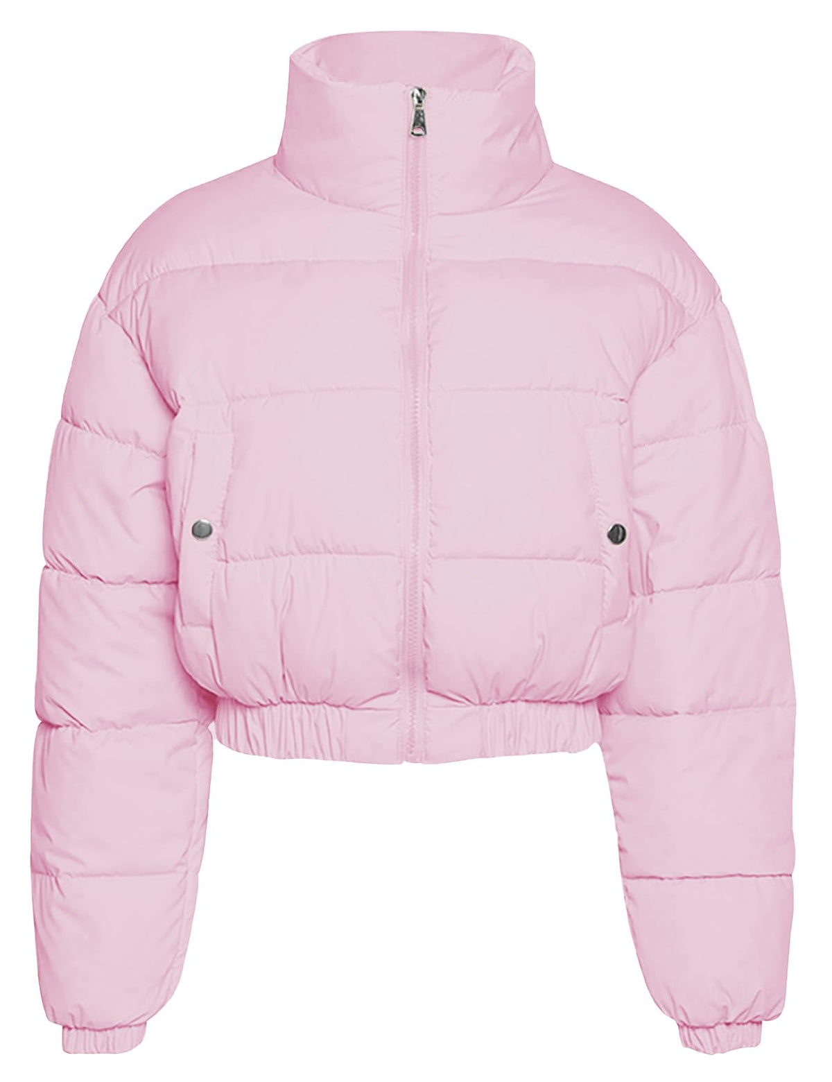 Sisu Couture's Flygo Cropped Puffer Jacket Winter Zip Up Padded Short - image 1