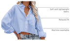 Sisu Couture's Tankaneo Button Down Cropped Shirts Long Sleeve Crop Tops - image 16