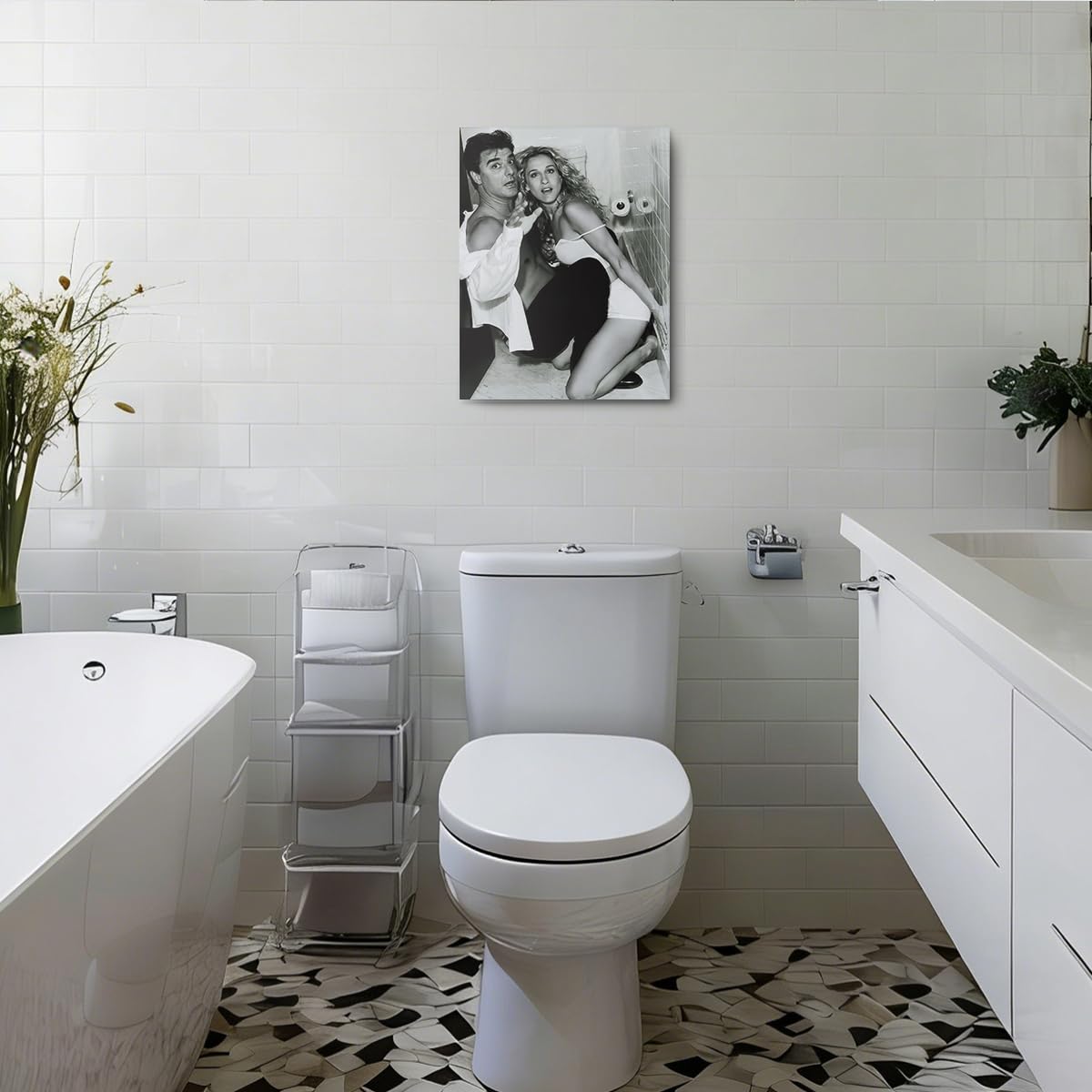 Sisu Couture's Bathroom Canvas Wall Art - image 18
