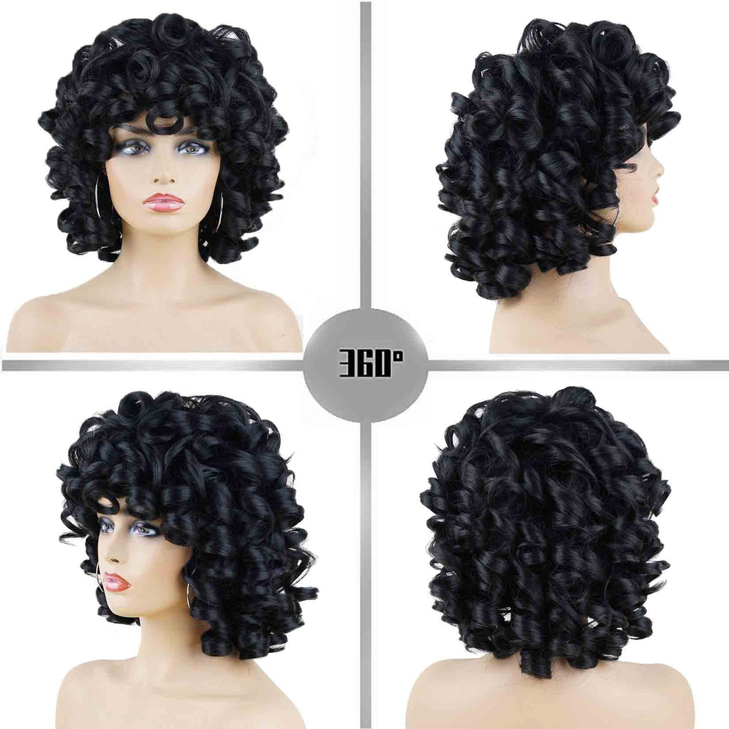 Sisu Couture's Short Curly Wig For Black - image 18