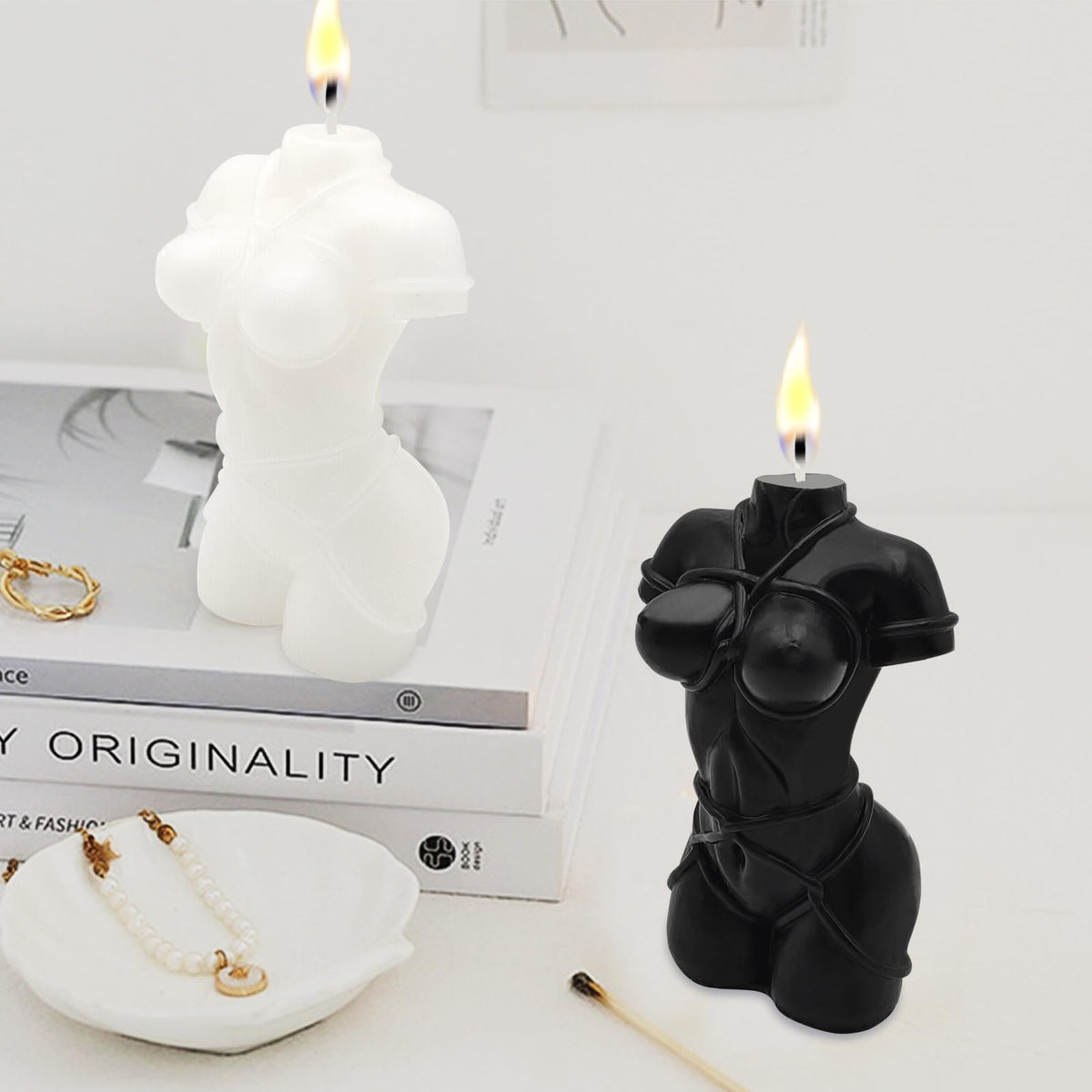 Sisu Couture's 2 Pcs Body Shaped Candle - image 15