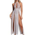Sisu Couture's Lingerie Lace Babydoll Strap Chemise Halter Teddy V Neck - image 16